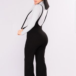 Fashion Nova Pants - Fashion Nova Suspender Jumpsuit Fashion Nova Pants - Fashion Nova Suspender Jumpsuit
